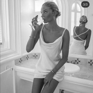 SOLD OUT NWT Lovers + Friends Boa Dress- S/ Ivory